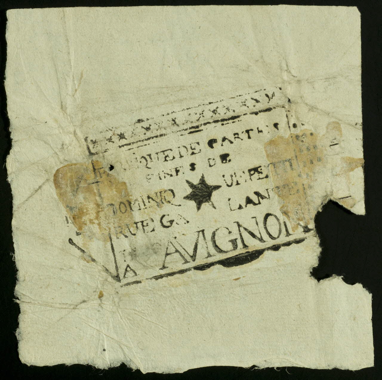 cartes à jouer A AVIGNON 1970.141.21.1 Photo