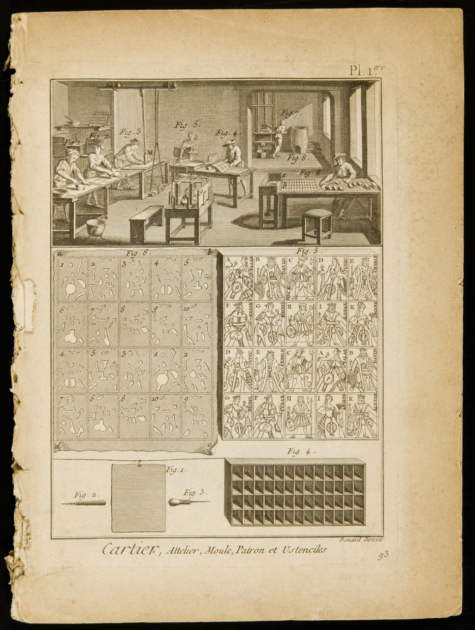 livre d'illustration (incomplet) Cartier, Attelier, Moule, Patron et Ustenciles 1970.141.238.1/8 Photo