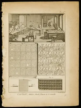 livre d'illustration (incomplet) Cartier, Attelier, Moule, Patron et Ustenciles 1970.141.238.1/8 Photo