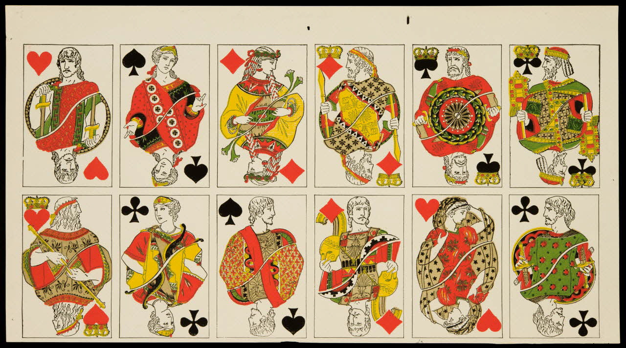 jeu de cartes Cartes grecques 1970.141.333 Photo