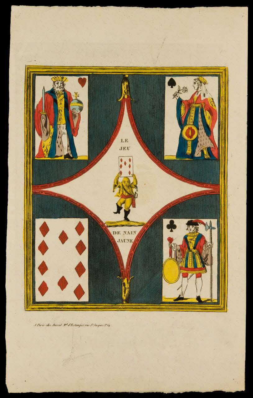 jeu de cartes LE  JEU  DE NAIN  JAUNE 1970.141.52 Photo