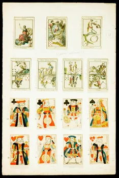 jeu de cartes Petit oracle des Dames 1802-1812 1970.141.72.1/7  Photo