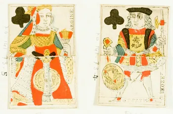 jeu de cartes Jeu au portrait de Paris 1970.141.73.4-5 Photo