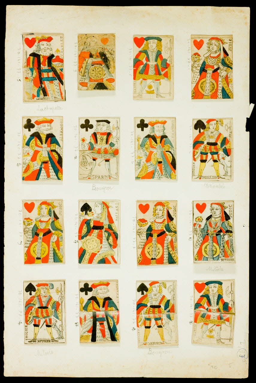 jeu de cartes Jeu de cartes 1970.141.77.11/12 Photo