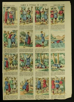 estampe DAMON & PYTHIAS OU L'AMITIE 1970.19.5 Photo