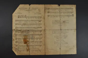Jas. W. Tate ; Lucien Boyer ; Paul Dalbret ; Francis F. Salabert chanson petit format 1916 1966.203.12  Photo Mucem
