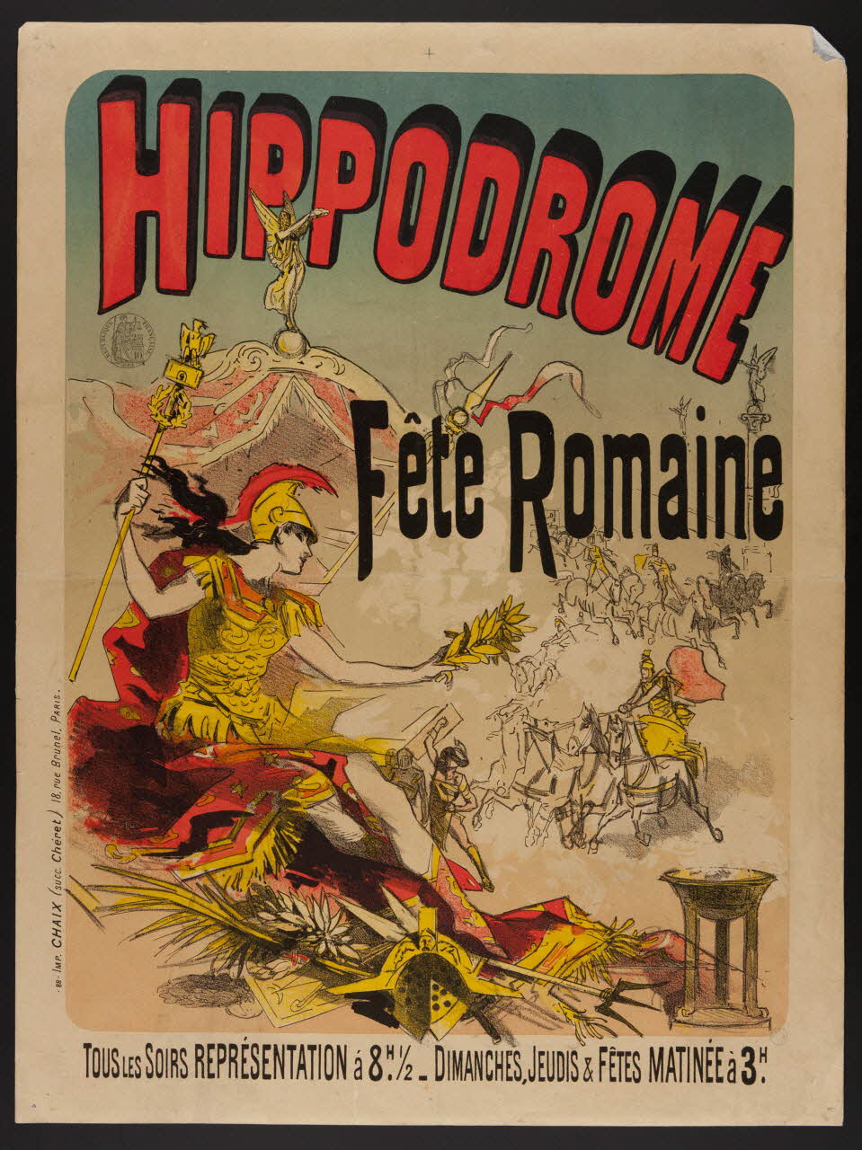 estampe HIPPODROME  Fête Romaine 1970.23.19 Photo