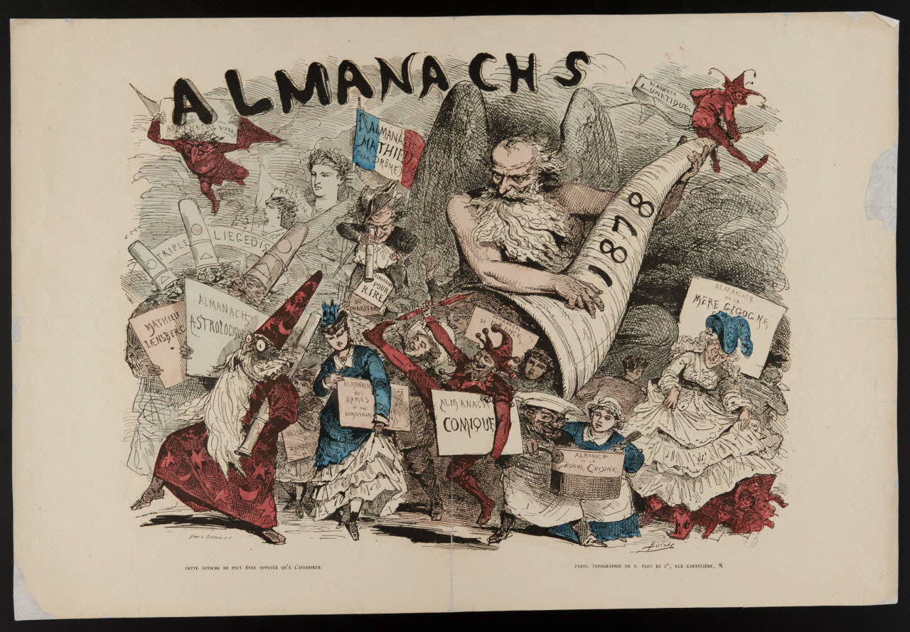 estampe ALMANACHS 1878 1970.23.24 Photo