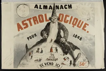 estampe ALMANACH  ASTROLOGIQUE.  POUR 1848 1970.23.27  Photo