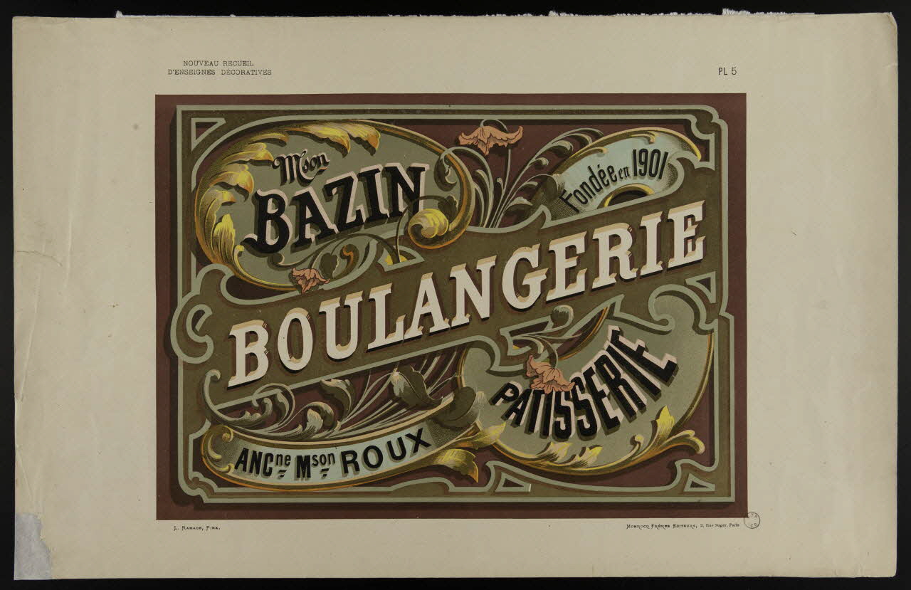 estampe BOULANGERIE 1970.23.29 Photo