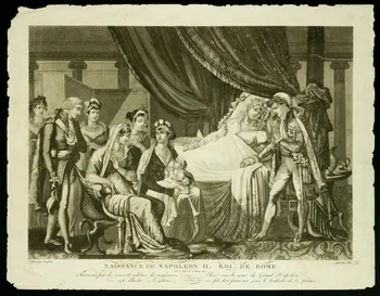 estampe NAISSANCE DE NAPOLEON II. ROI DE ROME 1970.24.14 Photo