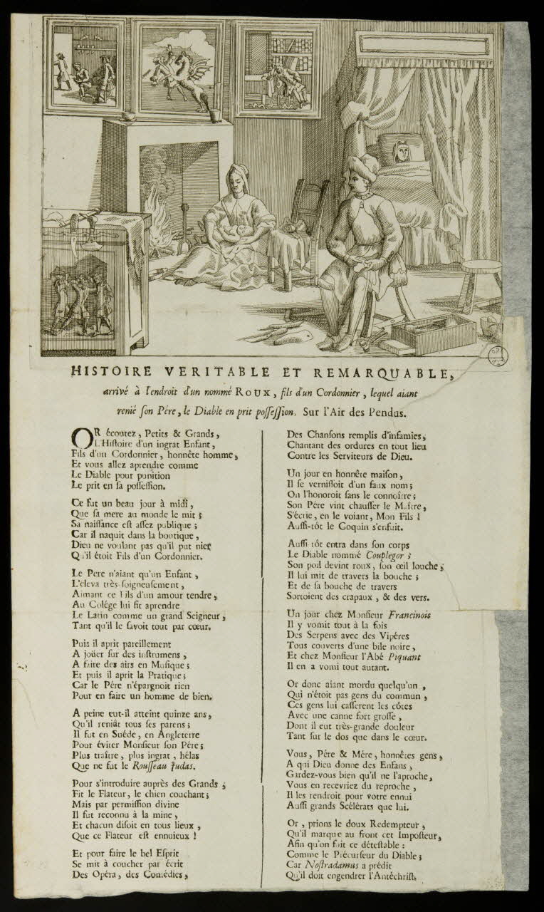 estampe HISTOIRE VERITABLE ET REMARQUABLE 1970.24.22 Photo