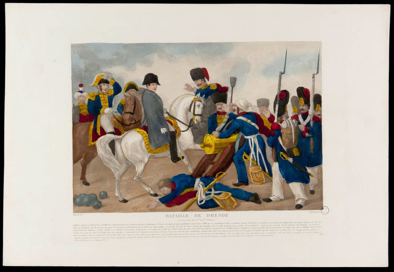 estampe BATAILLE DE DRESDE 1970.24.7 Photo
