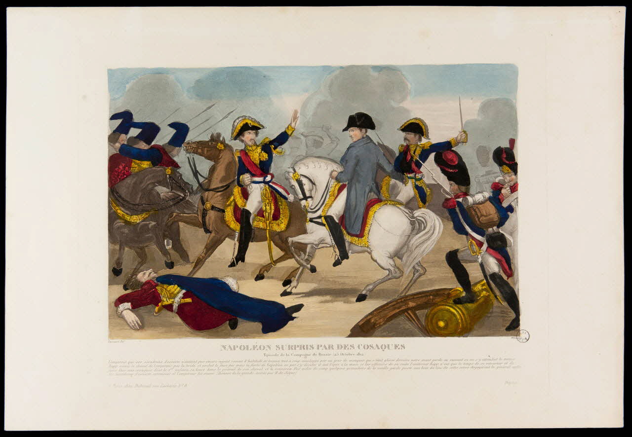 estampe NAPOLEON SURPRIS PAR DES COSAQUES 1970.24.9 Photo