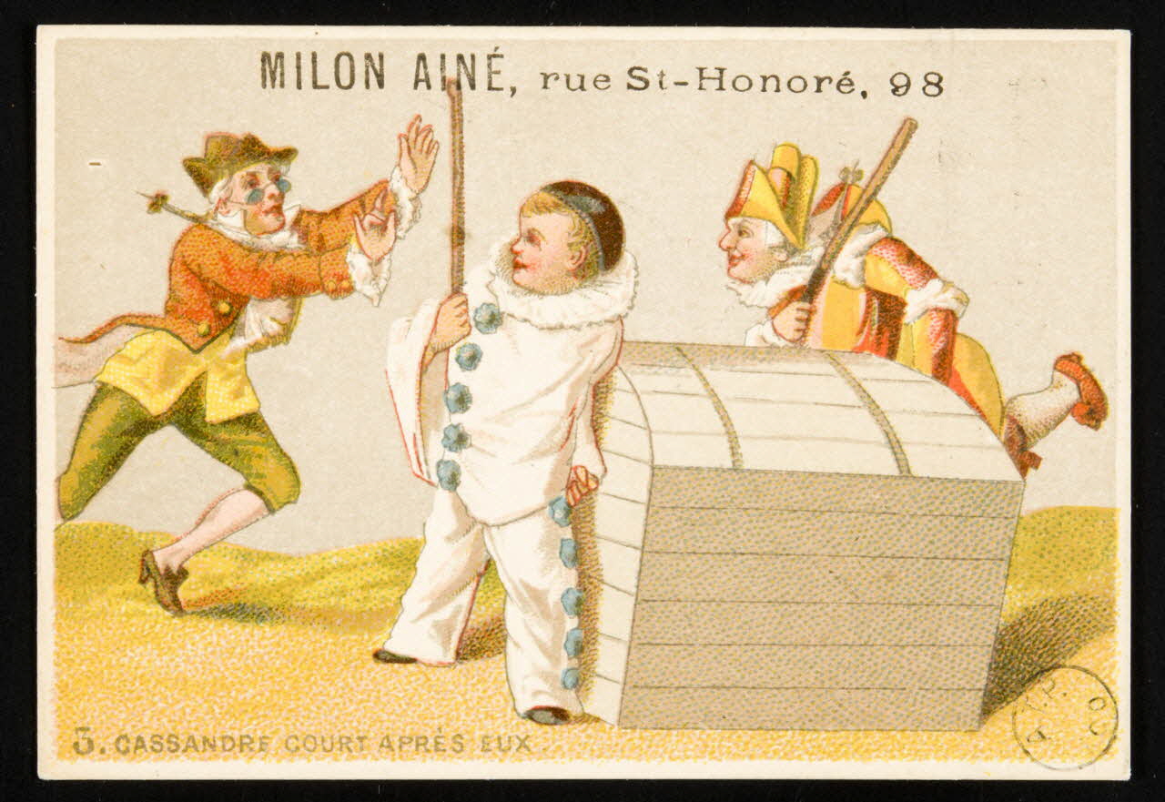 estampe CASSANDRE COURT APRES EUX 1970.32.11 Photo