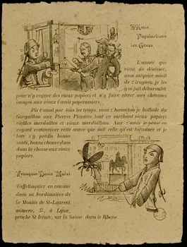estampe Z'Amis  Papelardiers  les Gones 1970.32.13 Photo
