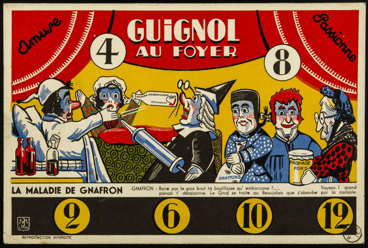 estampe GUIGNOL  AU FOYER 1970.32.2 Photo