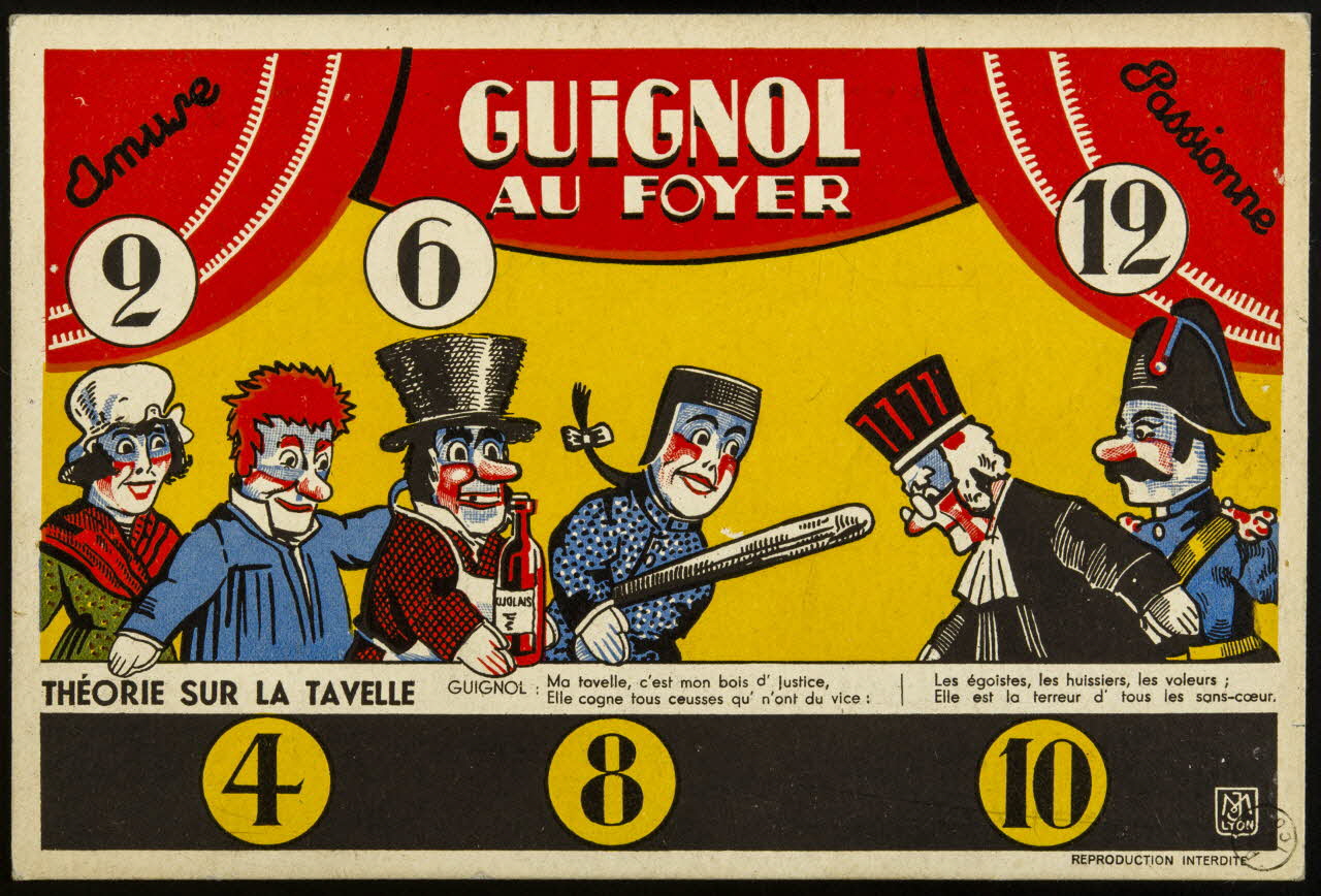 estampe GUIGNOL  AU FOYER 1970.32.3 Photo