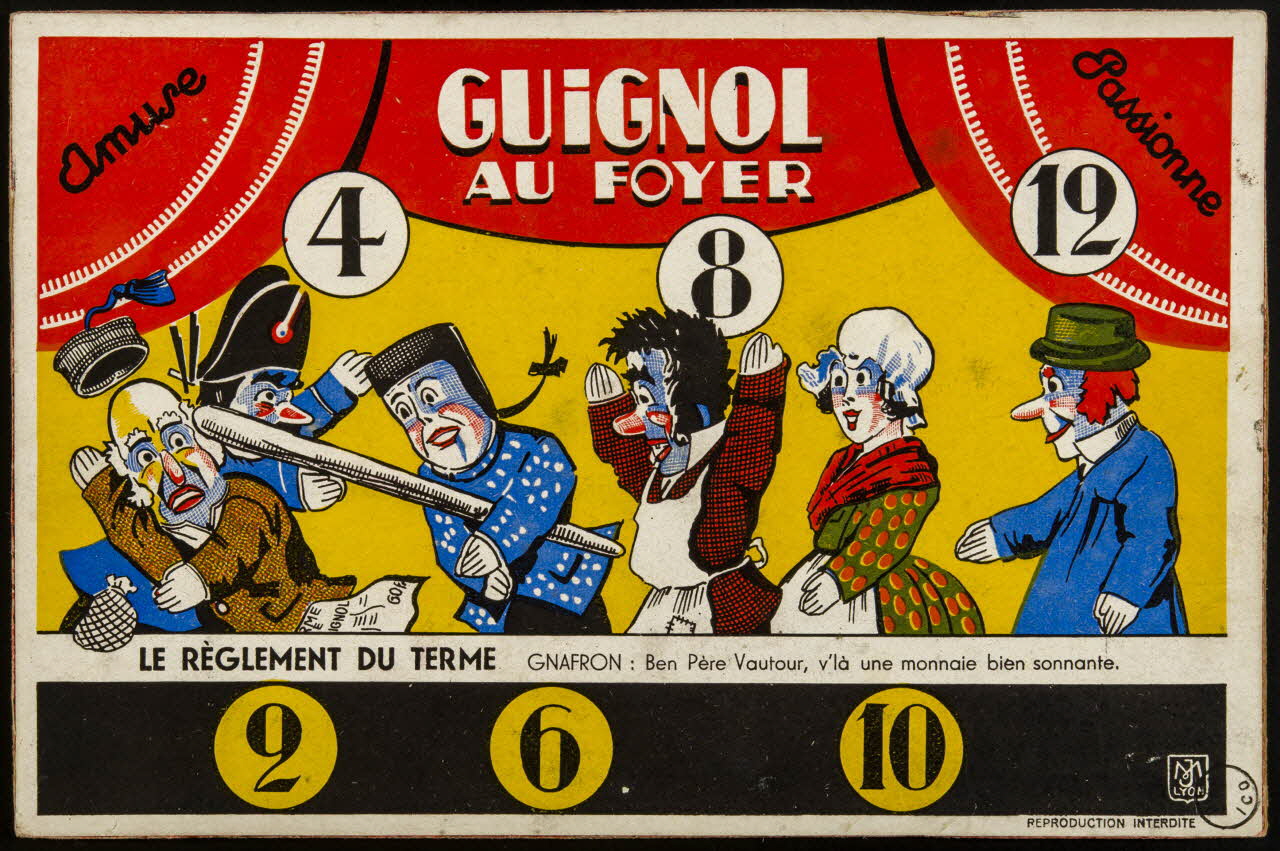 estampe GUIGNOL  AU FOYER 1970.32.4 Photo