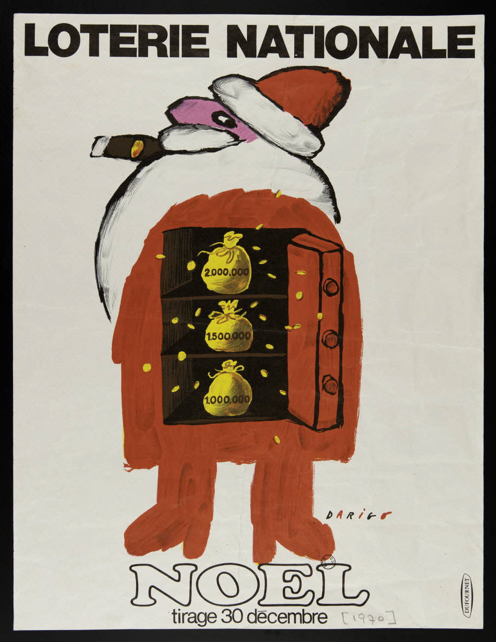 Darigo estampe LOTERIE NATIONALE 1970 1970.33.16 Photo