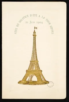 estampe FETE DU SOLSTICE D'ETE A LA TOUR EIFFEL  21 JUIN 1904 1904 1970.34.1.1 Photo