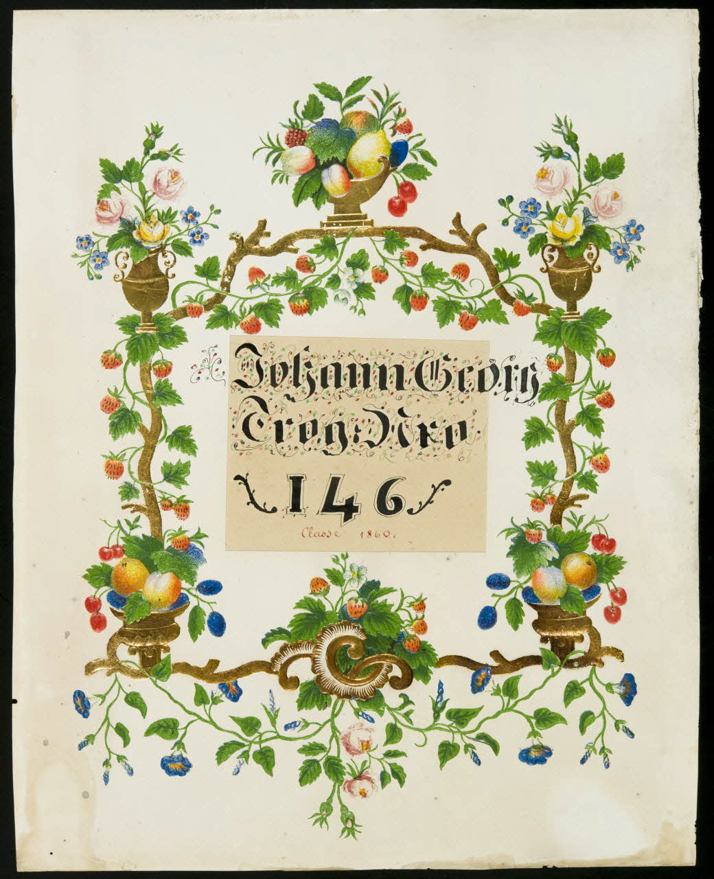 estampe Classe 1860 1860 1970.39.9 Photo