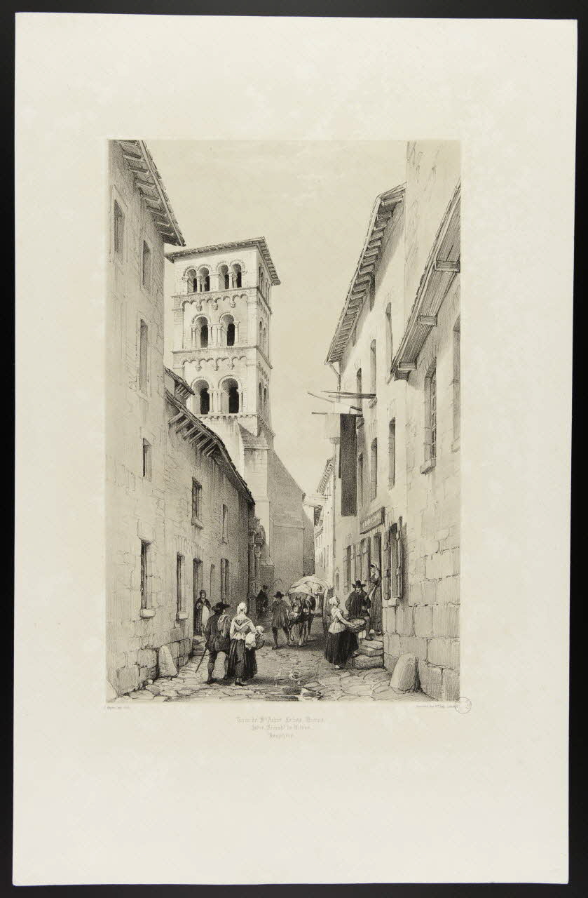 Haghe, L. ; Day et Haghe estampe Tour de St André - Le bas - Vienne. Londres 1843 1970.46.20 Photo