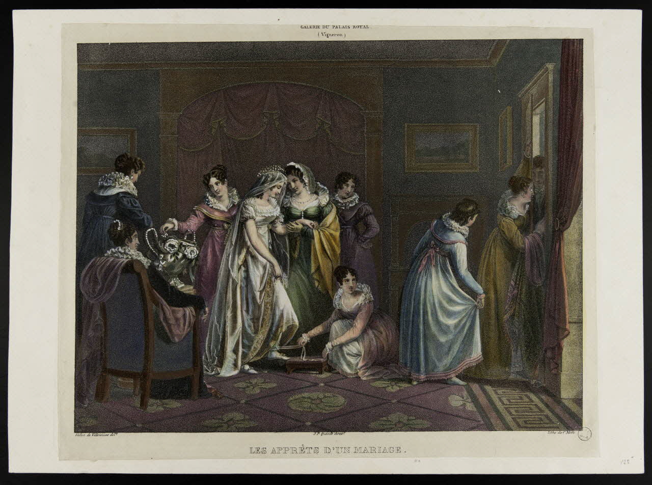 estampe LES APPRÊTS D'UN MARIAGE. 1970.47.55 Photo