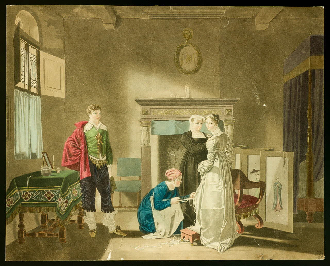 estampe Habillage d'une dame 1970.47.56 Photo