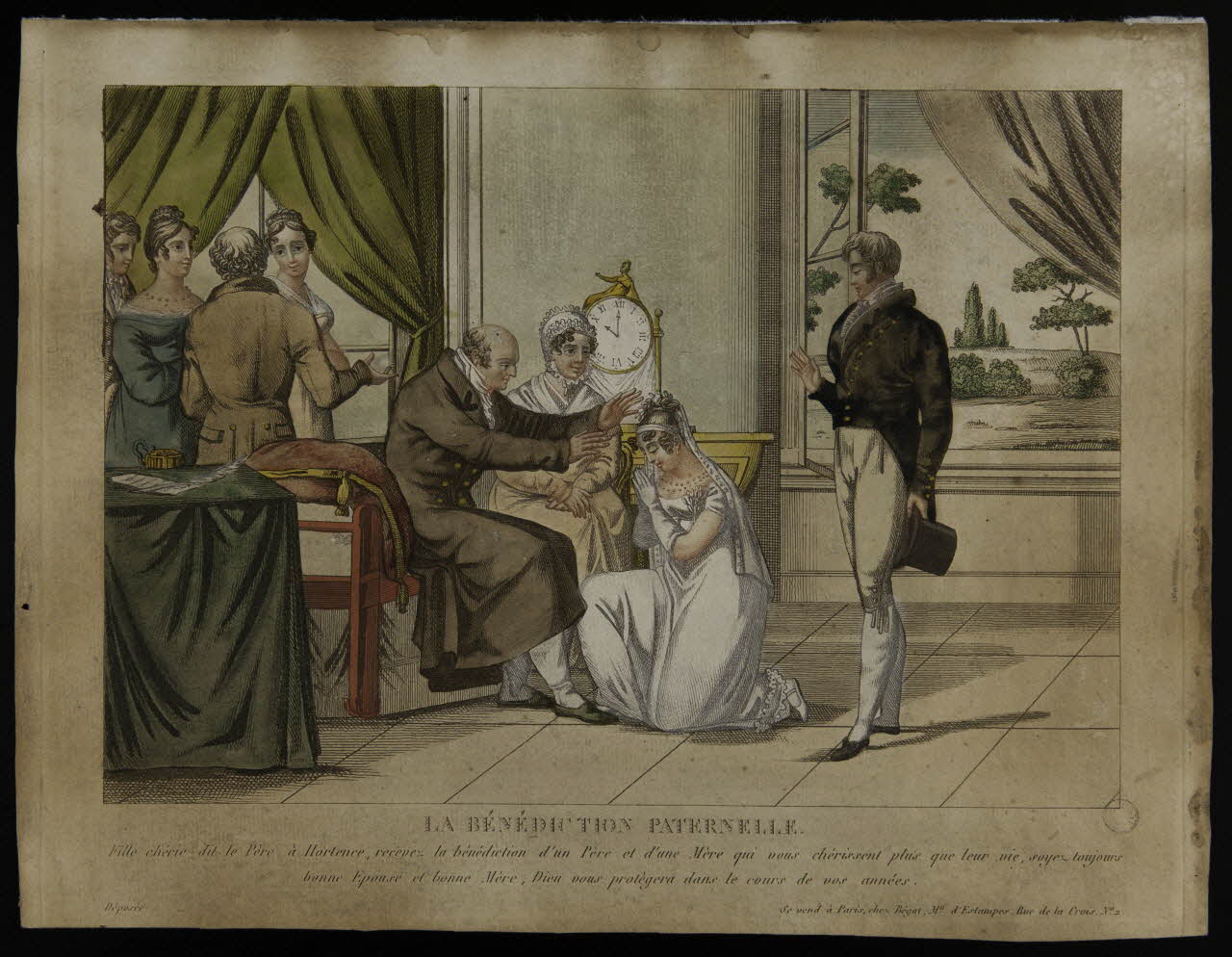 estampe LA BENEDICTION PATERNELLE 1970.47.60 Photo