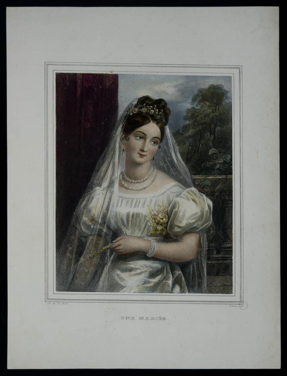 estampe UNE MARIEE. 1970.47.63 Photo
