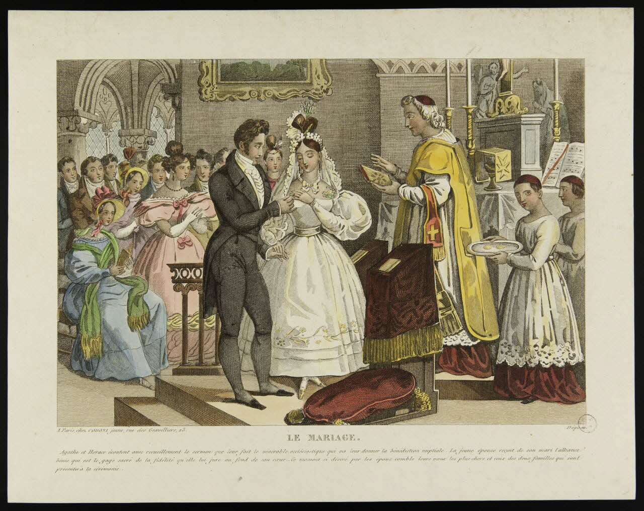 estampe LE MARIAGE. 1970.47.71 Photo