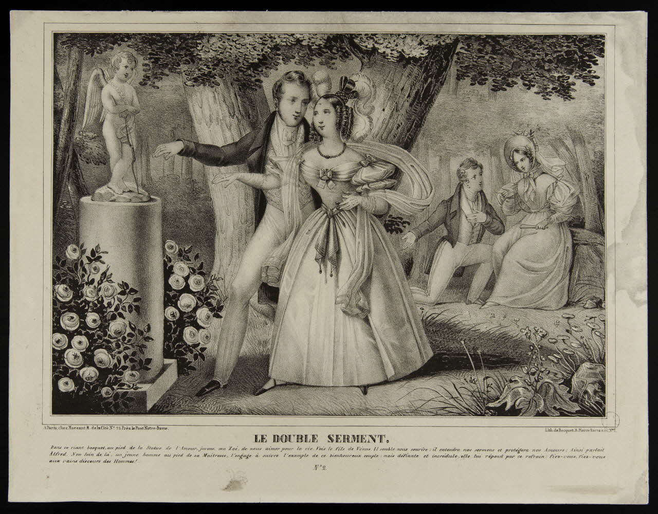 estampe LE DOUBLE SERMENT. 1970.47.79 Photo