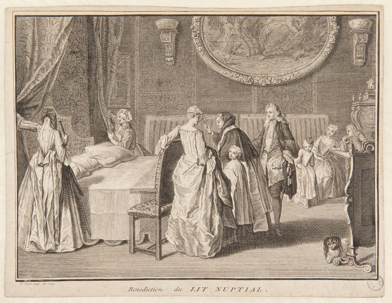 estampe Benediction du LIT NUPTIAL. 1970.47.91 Photo