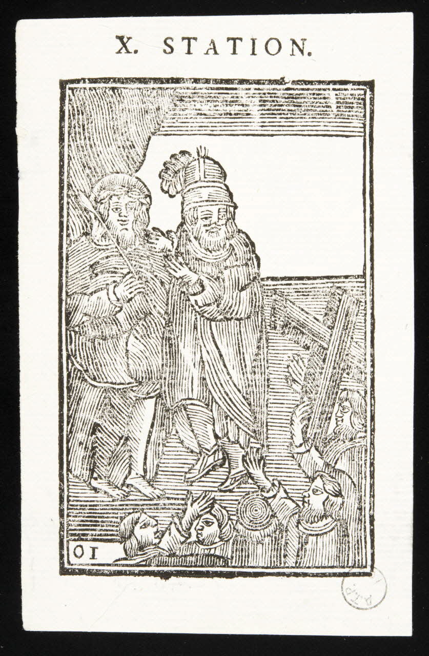 estampe Chemin de croix, station 10 1970.48.10 Photo