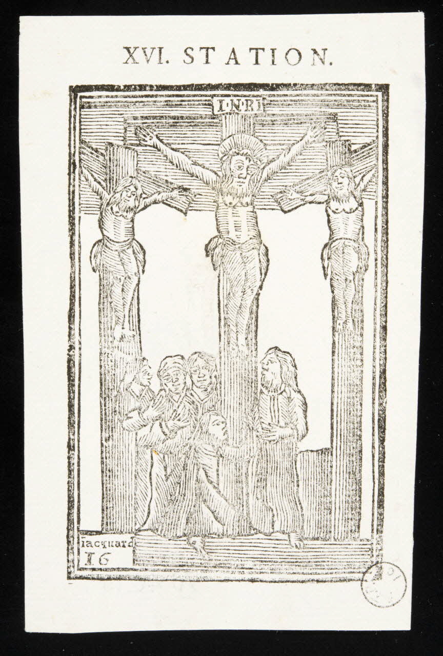 estampe Chemin de croix, station 16 1970.48.16 Photo