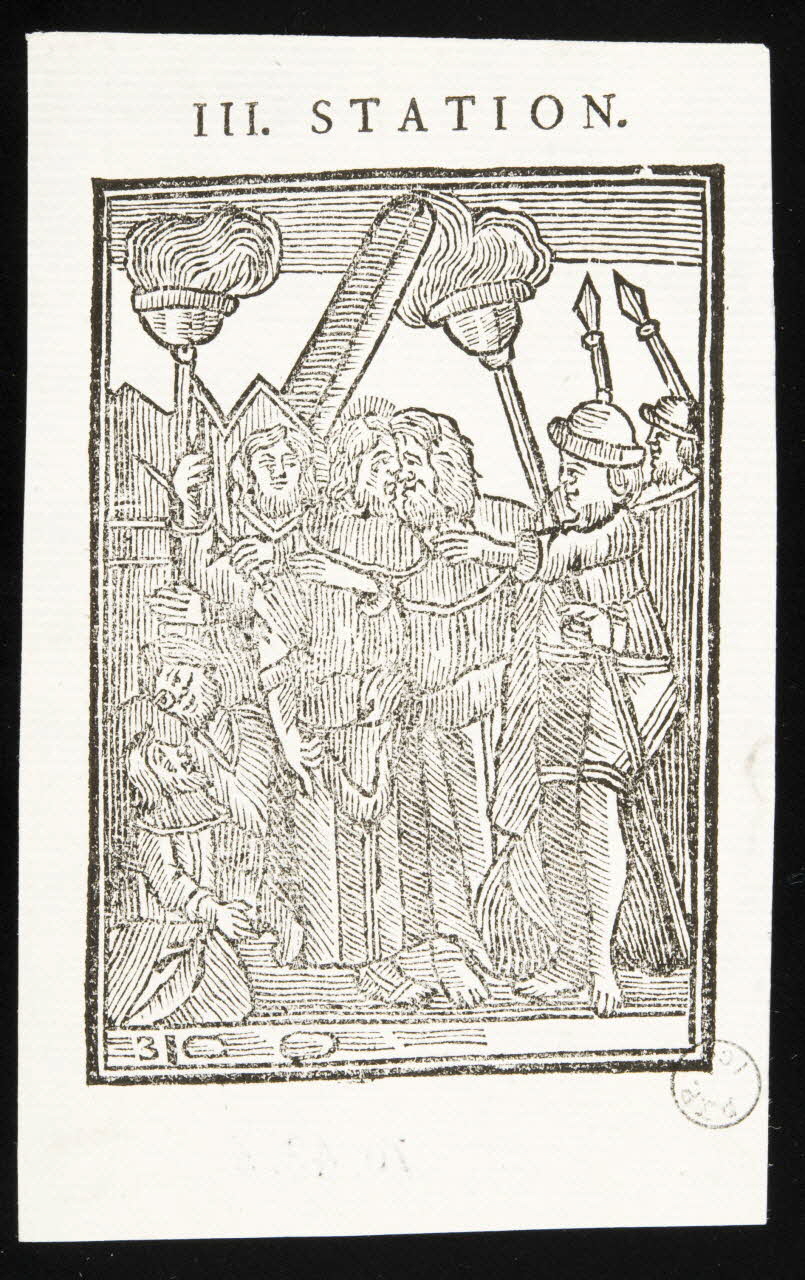 estampe Chemin de croix, station 3 1970.48.3 Photo