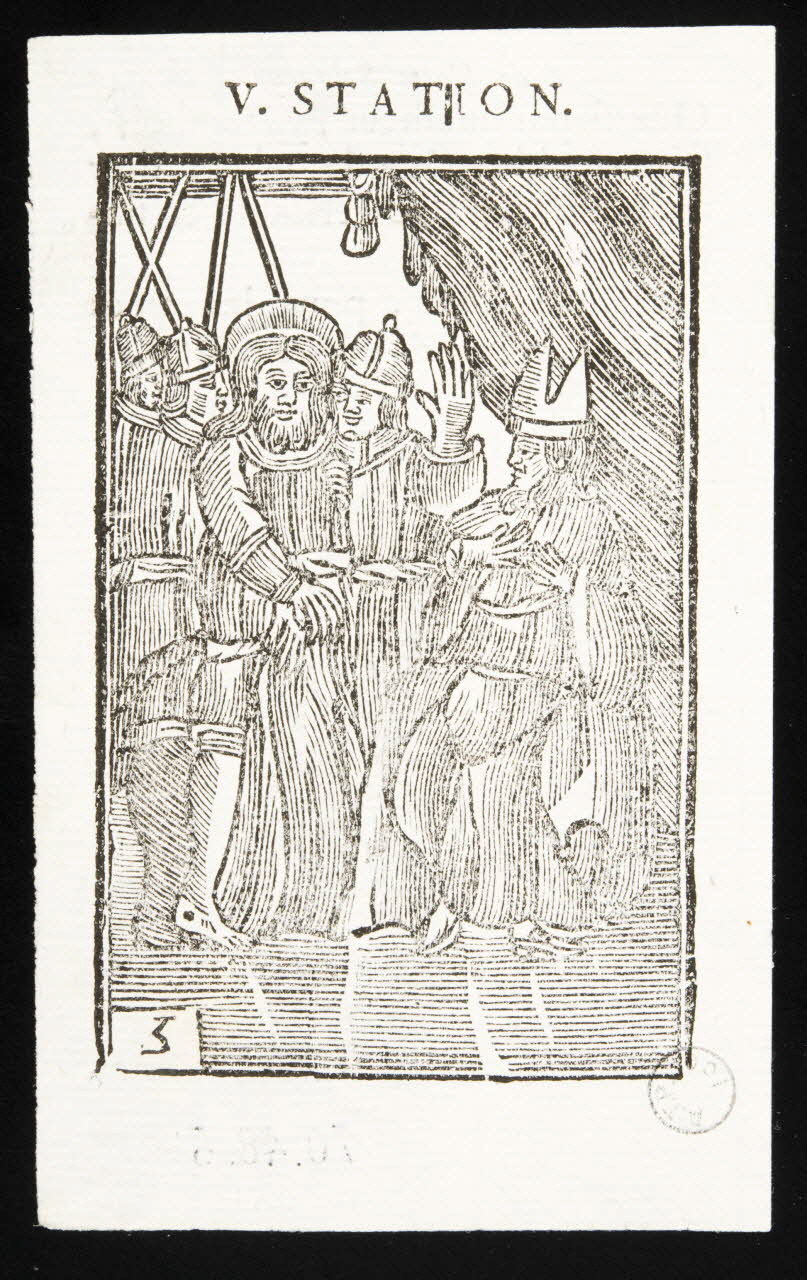 estampe Chemin de croix, station 5 1970.48.5 Photo