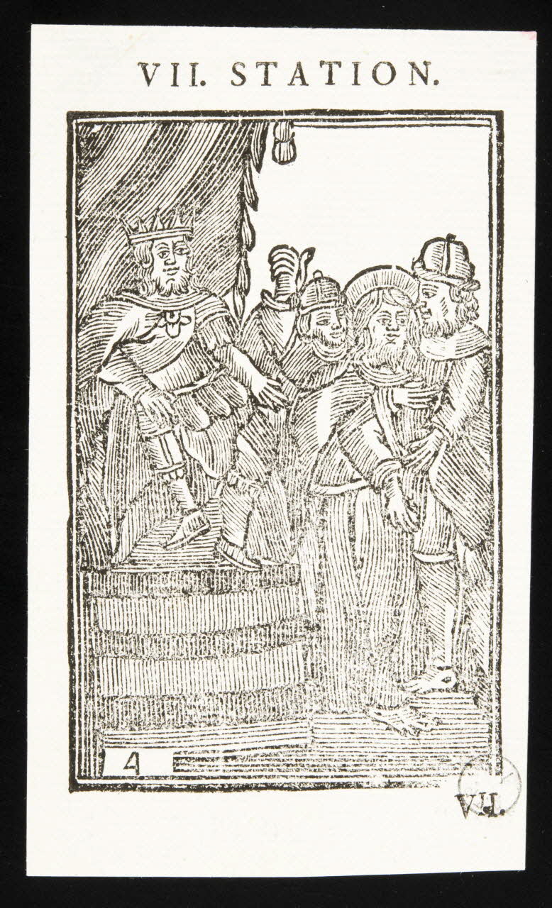 estampe Chemin de croix, station 7 1970.48.7 Photo