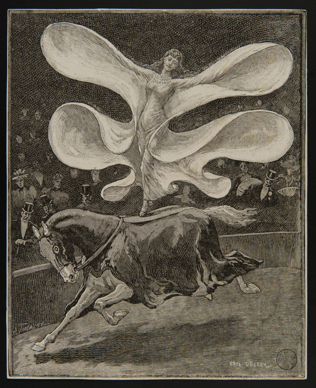 estampe Acrobate sur un cheval 1970.49.107 Photo