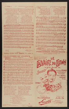 estampe LE CALVAIRE DU CLOWN 1970.49.121  Photo