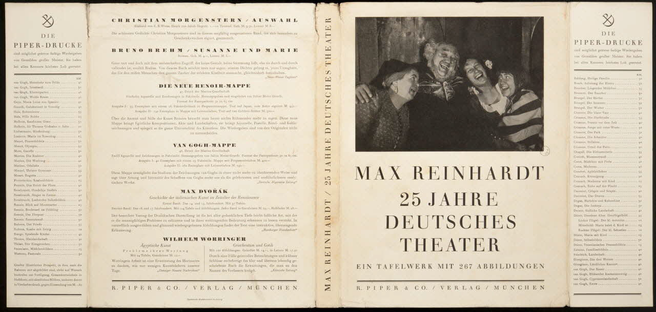 estampe MAX REINHARDT  25 JAHRE  DEUTSCHES  THEATER 1970.49.128 Photo