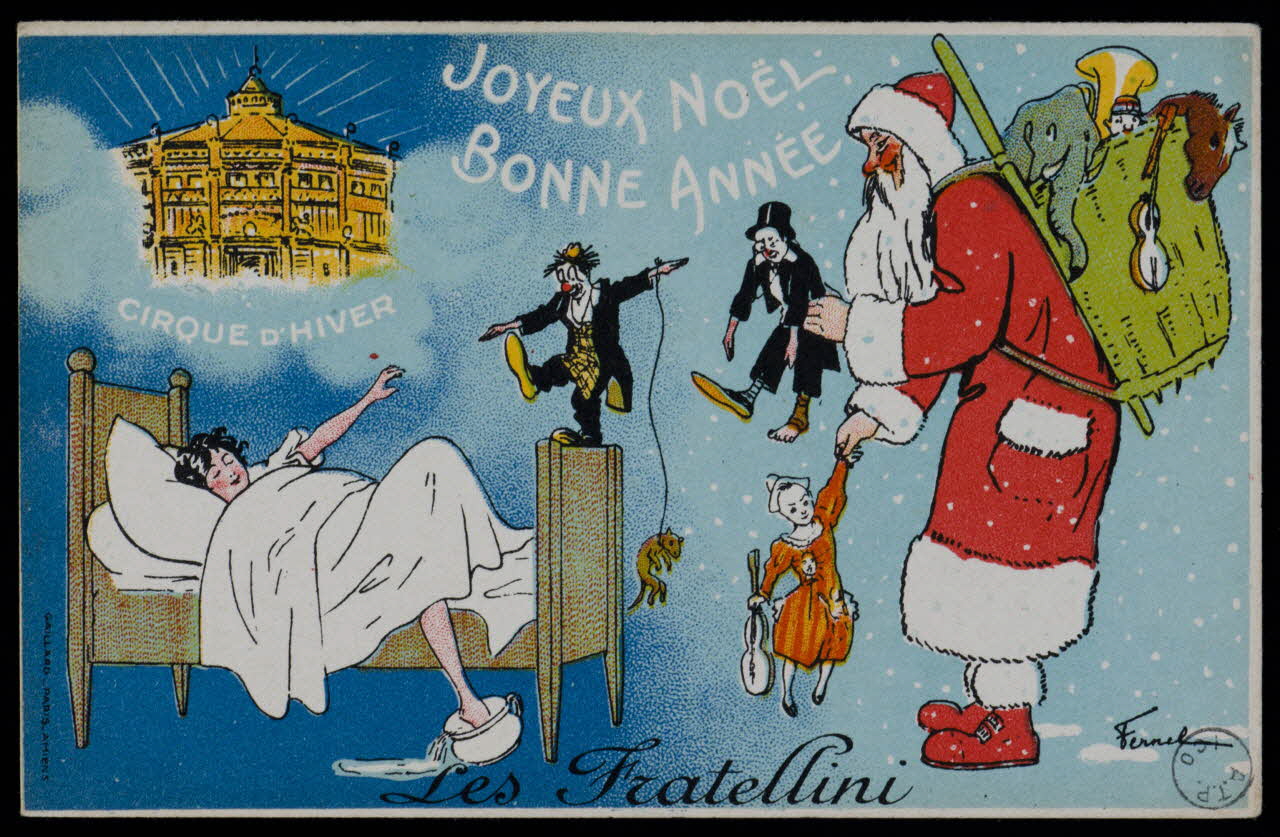 estampe JOYEUX NOËL  BONNE ANNEE 1970.49.138 Photo