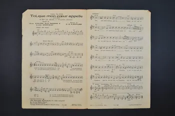 Jean Rodor ; E Di Lazzaro ; Jean Féline ; Louis Poterat ; Tino Rossi ; Ver Luisant; chanson petit format 1941 1966.203.19 Photo Mucem
