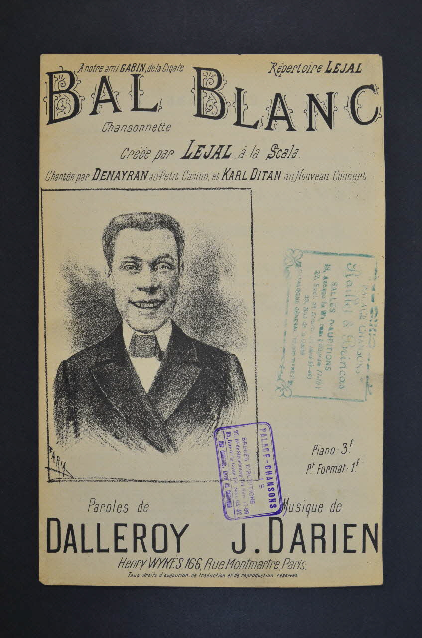 chanson petit format 1966.203.2 Photo Mucem