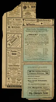 estampe CIRCUS BUSCH  PROGRAMM Breslau(Allemagne) 1906 1970.49.164  Photo