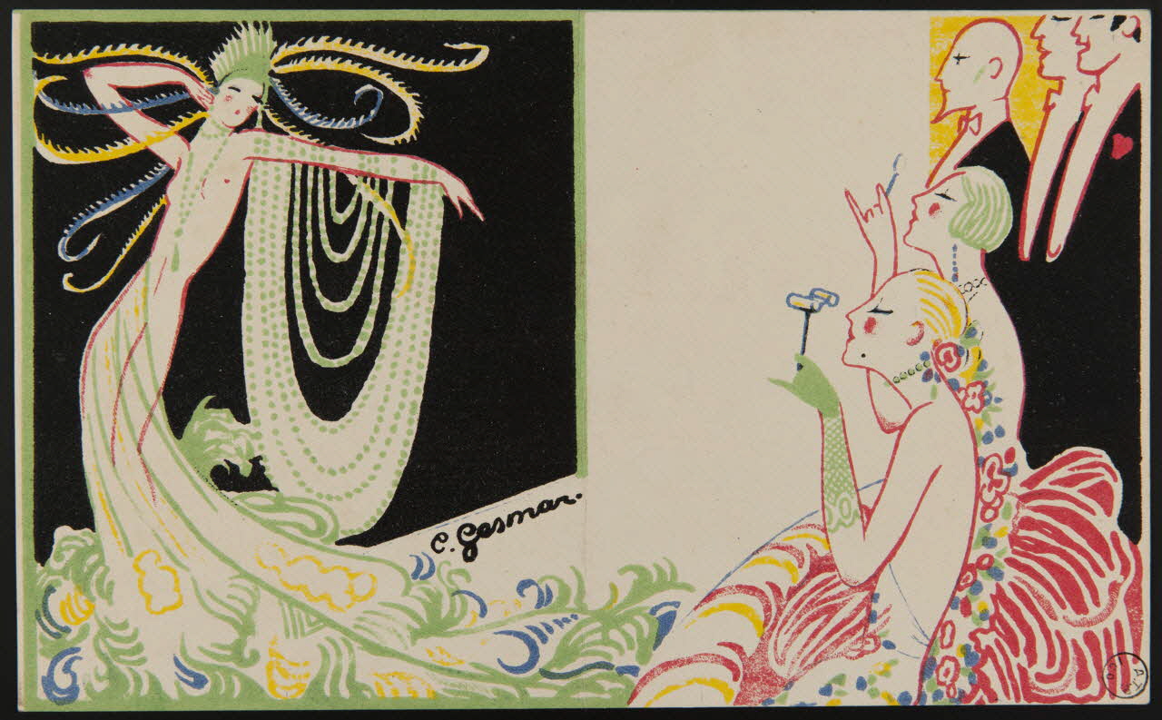 estampe Danseuse de cabaret devant un public 1970.49.172 Photo