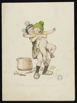 estampe Il voulait pisser dans la marmite 1970.49.176  Photo