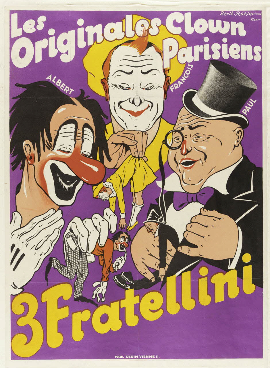 estampe Les  Originales Clown  Parisiens  3 Fratellini 1970.49.35 Photo