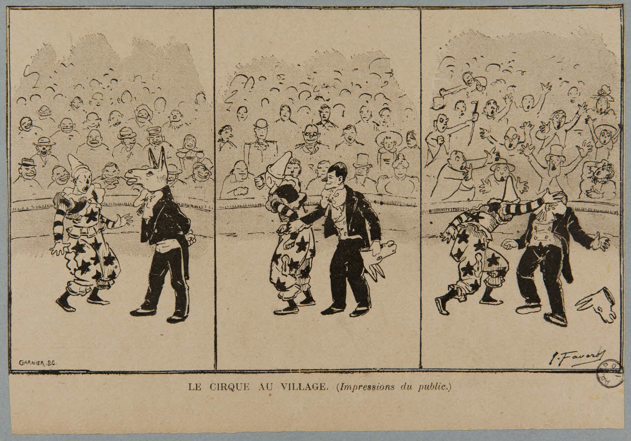 estampe LE CIRQUE AU VILLAGE. (Impressions du public.) 1970.49.44 Photo